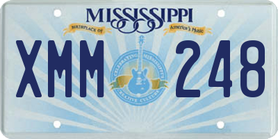 MS license plate XMM248