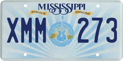 MS license plate XMM273
