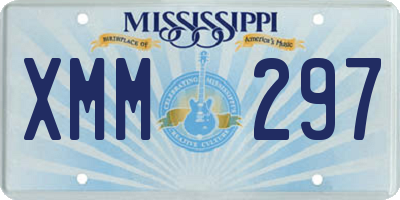 MS license plate XMM297