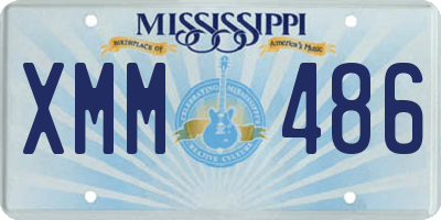 MS license plate XMM486