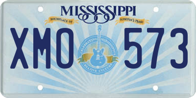 MS license plate XMO573