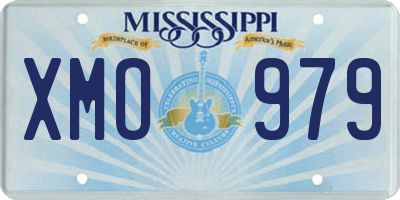 MS license plate XMO979