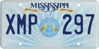 MS license plate XMP297