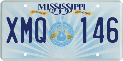 MS license plate XMQ146