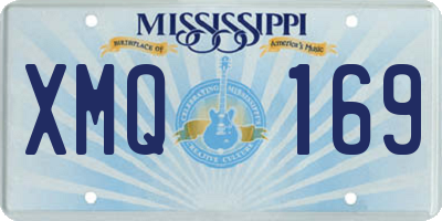MS license plate XMQ169