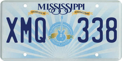MS license plate XMQ338