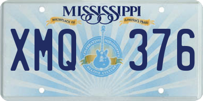 MS license plate XMQ376