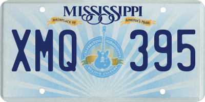 MS license plate XMQ395