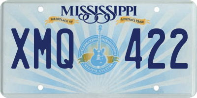 MS license plate XMQ422