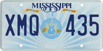 MS license plate XMQ435