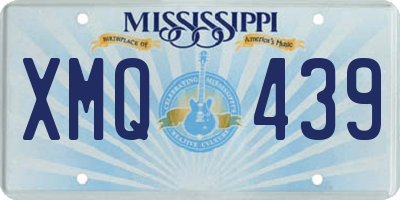 MS license plate XMQ439