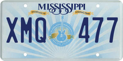 MS license plate XMQ477