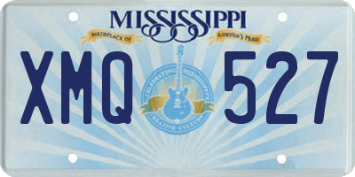 MS license plate XMQ527