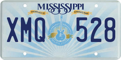 MS license plate XMQ528