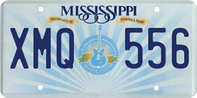 MS license plate XMQ556