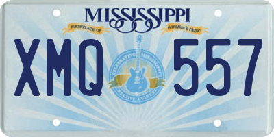 MS license plate XMQ557