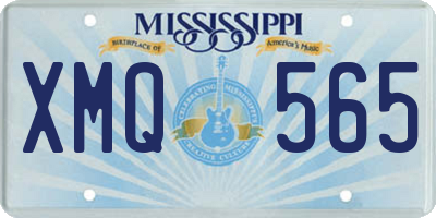 MS license plate XMQ565