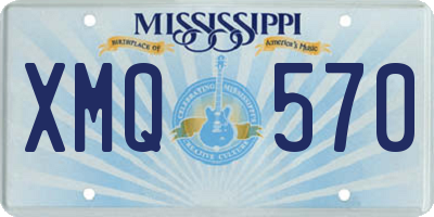 MS license plate XMQ570
