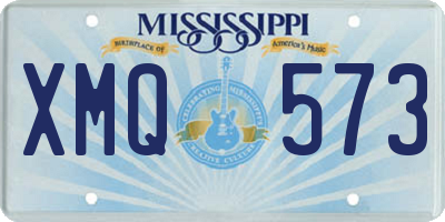 MS license plate XMQ573