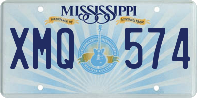MS license plate XMQ574