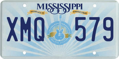 MS license plate XMQ579