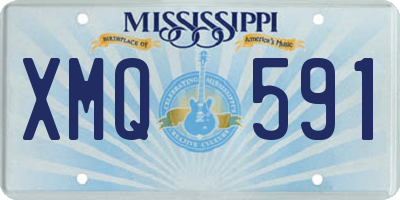 MS license plate XMQ591