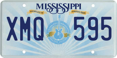 MS license plate XMQ595