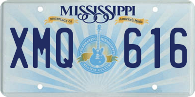 MS license plate XMQ616