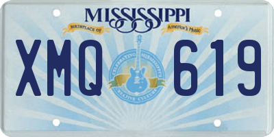 MS license plate XMQ619