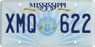 MS license plate XMQ622