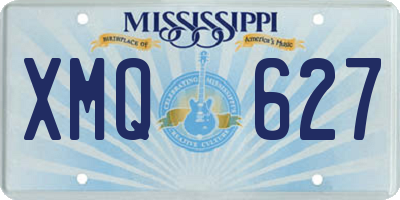 MS license plate XMQ627