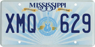 MS license plate XMQ629
