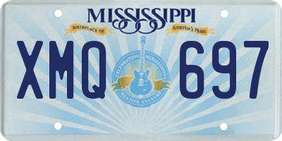MS license plate XMQ697