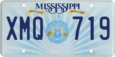 MS license plate XMQ719