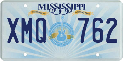 MS license plate XMQ762