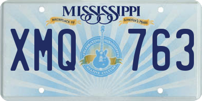 MS license plate XMQ763