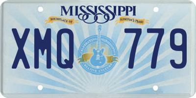 MS license plate XMQ779