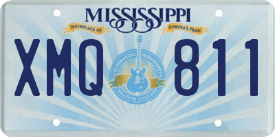 MS license plate XMQ811