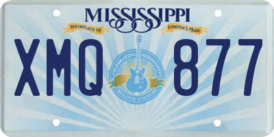 MS license plate XMQ877
