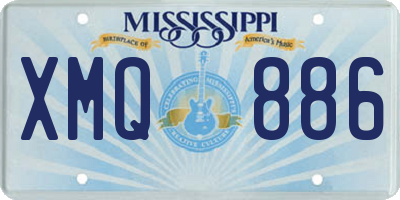 MS license plate XMQ886