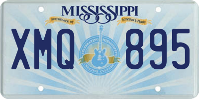 MS license plate XMQ895