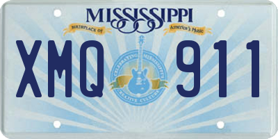 MS license plate XMQ911