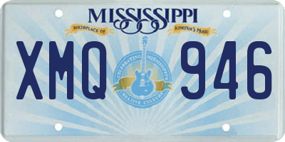 MS license plate XMQ946