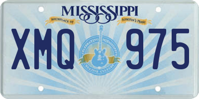 MS license plate XMQ975