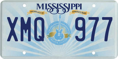 MS license plate XMQ977