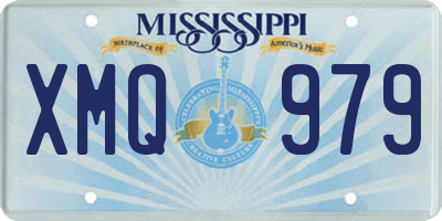 MS license plate XMQ979