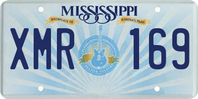 MS license plate XMR169