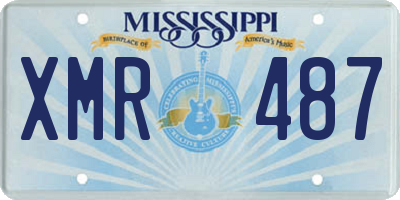 MS license plate XMR487