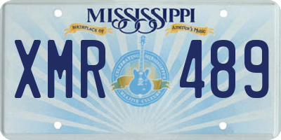 MS license plate XMR489