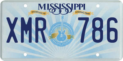 MS license plate XMR786